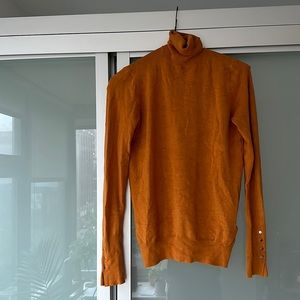 Orange Zara turtleneck